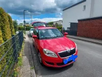 Brugt Skoda Fabia 69 HK (50 kW) 2010 Rød Sedan