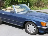 Gebraucht Mercedes SL500 231 PS (169 kW) 1983 Blau Cabrio