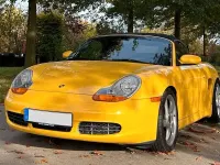 Gebraucht Porsche Boxster S 252 PS (185 kW) 2002 Gelb Cabrio