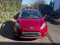 Gebraucht Ford Fiesta Ghia 82 PS (60 kW) 2009 Rot Kleinwagen