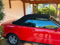Gebraucht Audi 80 150 PS (110 kW) 1998 Rot Cabrio
