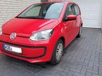 Gebraucht VW up! move up! 60 PS (44 kW) 2015 Rot Kleinwagen