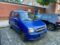 Gebraucht Opel Agila 68 PS (50 kW) 2003 Blau Van / Kleinbus