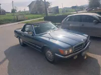 Gebraucht Mercedes SL500 231 PS (169 kW) 1983 Blau Cabrio
