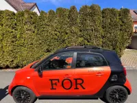 Używany Smart ForFour Passion 71 KM (52 kW) 2015 Pomarańczowy Hatchback