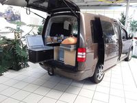 Gebraucht VW Caddy Maxi Team 105 PS (77 kW) 2015 Toffeebraun metallic Van / Kleinbus