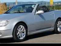 Gebraucht Mercedes SLK230 197 PS (144 kW) 2002 Silber Cabrio