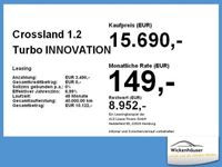 gebraucht Opel Crossland 1.2 Turbo INNOVATION Alu, ParkAss. uvm
