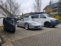 Gebraucht Porsche Boxster 220 PS (161 kW) 2002 Silber Cabrio