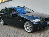 Gebraucht BMW 320 177 PS (130 kW) 2007 Schwarz Kombi