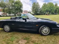 Gebraucht Alfa Romeo Spider 120 PS (88 kW) 1992 Schwarz Cabrio