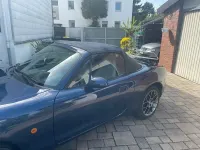 Gebraucht Mazda MX5 110 PS (80 kW) 2003 Blau Cabrio