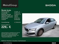 Gebraucht Skoda Scala Active 95 PS (69 kW) 2022 Brillantsilber metallic Kleinwagen