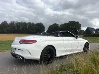 Gebraucht Mercedes C180 AMG 156 PS (114 kW) 2020 Weiß Cabrio