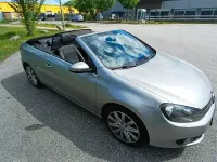 Gebraucht VW Golf Cabriolet 105 PS (77 kW) 2012 Silber Cabrio