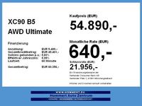 Gebraucht Volvo XC90 Ultimate 235 PS (172 kW) 2023 Onyx black (metallic) SUV