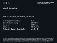Gebraucht Audi A5 Sport 204 PS (150 kW) 2025 Mythosschwarz metallic Limousine