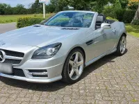 Gebraucht Mercedes SLK200 Style 184 PS (135 kW) 2012 Silber Cabrio