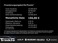 Neu Kia Picanto Vision 68 PS (50 kW) 2025 Schwarz Kleinwagen