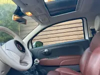 Gebraucht Fiat 500 Lounge 69 PS (50 kW) 2009 Weiß Cabrio