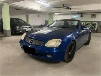 Second-hand Mercedes SLK200 163 CP (119 kW) 2003 Albastru Cabrio