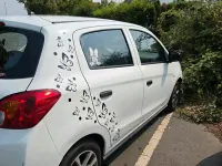 Gebraucht Mitsubishi Space Star 71 PS (52 kW) 2015 Weiß Kleinwagen