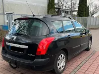 Gebraucht Peugeot 308 SW 109 PS (80 kW) 2008 Schwarz Kombi