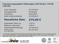 Gebraucht VW Golf VIII Style 150 PS (110 kW) 2024 Blau Kombi