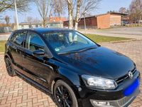 Gebraucht VW Polo Match 90 PS (66 kW) 2012 Schwarz Kleinwagen