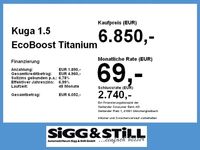 Gebraucht Ford Kuga Titanium 150 PS (110 kW) 2015 Pantherschwarz metallic SUV