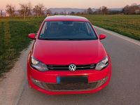 Second-hand VW Polo Team 86 CP (63 kW) 2010 Roșu Hatchback