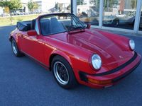 Gebraucht Porsche 911 Carrera Cabriolet 218 PS (160 kW) 1987 Rot Cabrio