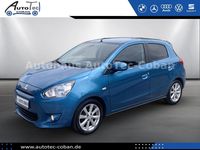 Gebraucht Mitsubishi Space Star 80 PS (58 kW) 2014 Blau Kleinwagen