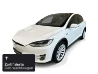 Gebraucht Tesla Model X Long Range AWD 309 kW (421 PS) 2020 Pearl white multicoat SUV