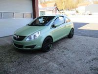Gebraucht Opel Corsa Color Edition 80 PS (58 kW) 2009 Grün Kleinwagen