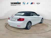 Gebraucht BMW 218 Luxury Line 136 PS (100 kW) 2018 Weiß Cabrio