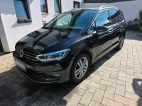 Gebraucht VW Touran Highline 150 PS (110 kW) 2019 Schwarz Van / Kleinbus