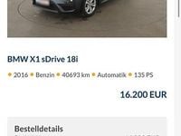 Używany BMW X1 135 KM (99 kW) 2016 Szary SUV