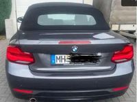 Używany BMW 218 136 KM (100 kW) 2018 Szary Kabriolet
