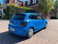 Gebraucht VW Polo Trendline 60 PS (44 kW) 2016 Blau Kleinwagen