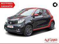 Gebraucht Smart ForFour Passion 71 PS (52 kW) 2018 Schwarz / rot uni Kleinwagen