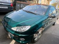 Gebraucht Peugeot 206 CC 109 PS (80 kW) 2003 Grün Cabrio