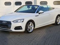 Gebraucht Audi A5 Cabriolet S-Line 190 PS (139 kW) 2018 Gletscherweiß metallic Cabrio
