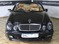 Gebraucht Mercedes CLK430 Elegance 279 PS (205 kW) 2001 Obsidianschwarz metallic Cabrio