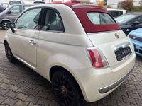 Gebraucht Fiat 500 Lounge 101 PS (74 kW) 2009 Funk white Cabrio