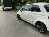Gebraucht Fiat 500 Lounge 69 PS (50 kW) 2018 Weiß Kleinwagen