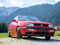 Gebraucht VW Golf Cabriolet 90 PS (66 kW) 1994 Rot Cabrio