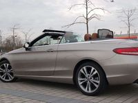 gebraucht Mercedes C220 d Cabrio 9G LED~BURMESTER~KAMERA~LEDER~