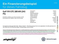 Gebraucht VW Golf VIII GTE 245 PS (180 kW) 2021 Oryxweiß perlmutteffekt Limousine