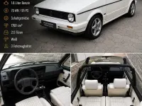 Gebraucht VW Golf Cabriolet 95 PS (69 kW) 1989 Weiß Cabrio